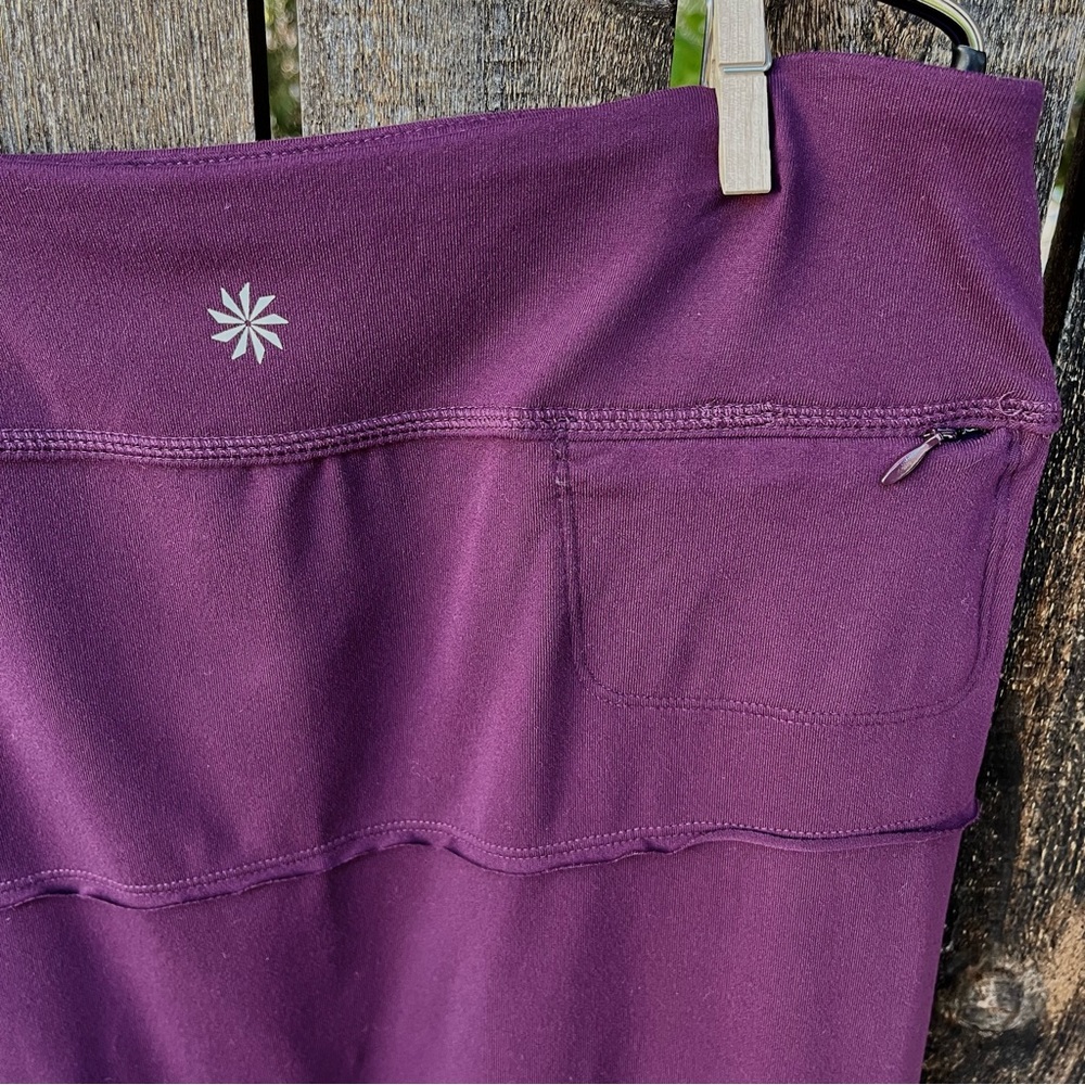 Athleta Crescendo Asymmetric Tiered Skirt In Plum Sz S - Picture 3 of 10